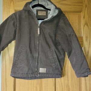 Columbia Kids Dark Brown Hooded Puffer Jacket